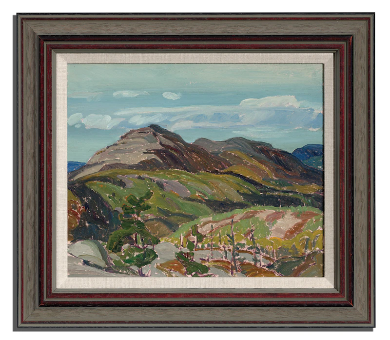 Franklin Carmichael, Cranberry Lake, circa 1935, oil on beaverboard - view 2