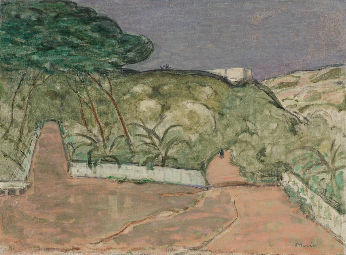 James Wilson Morrice, Landscape, Algeria [Oran], oil and graphite on canvas