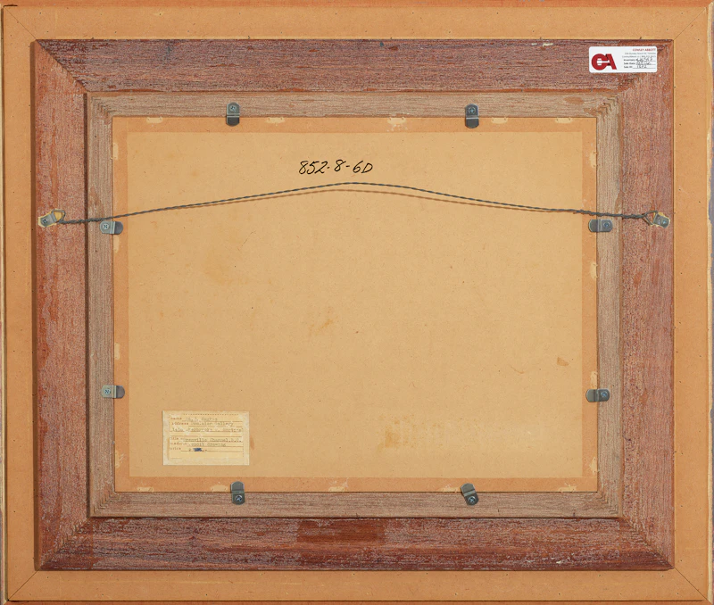 Edward John Hughes, Steamer in Grenville Channel, 1952, graphite - view 3