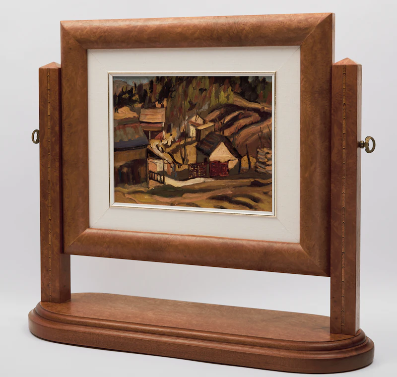Frederick Grant Banting, Homestead/Farm Landscape, double-sided oil on board - view 5
