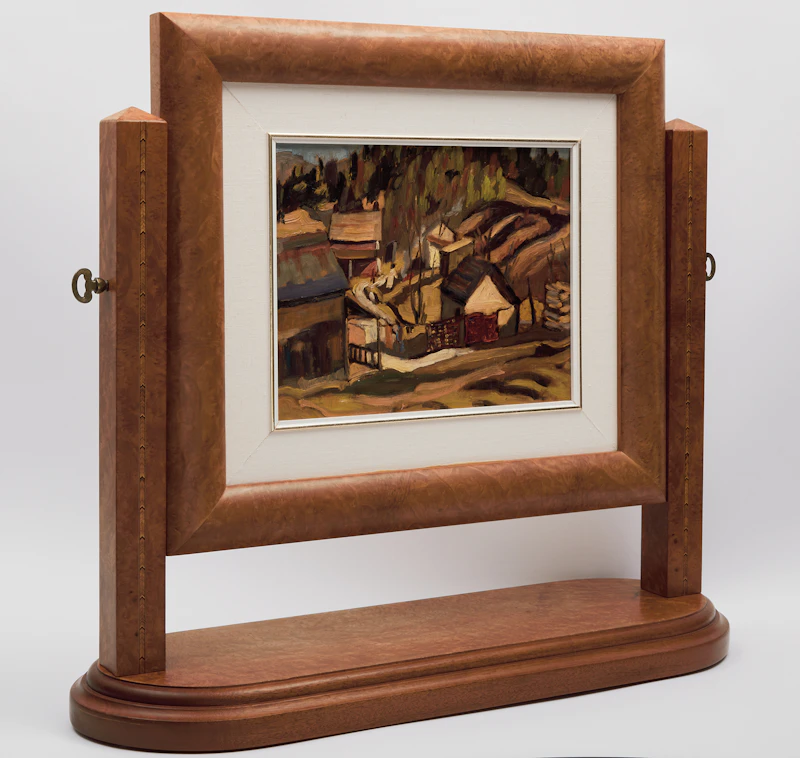 Frederick Grant Banting, Homestead/Farm Landscape, double-sided oil on board - view 6