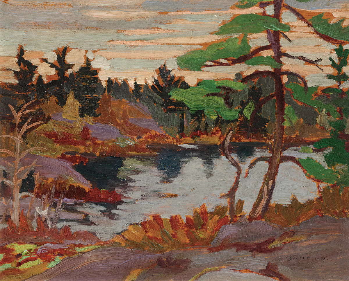 Frederick Grant Banting, Inland Lake, Georgian Bay, 1932, oil on panel
