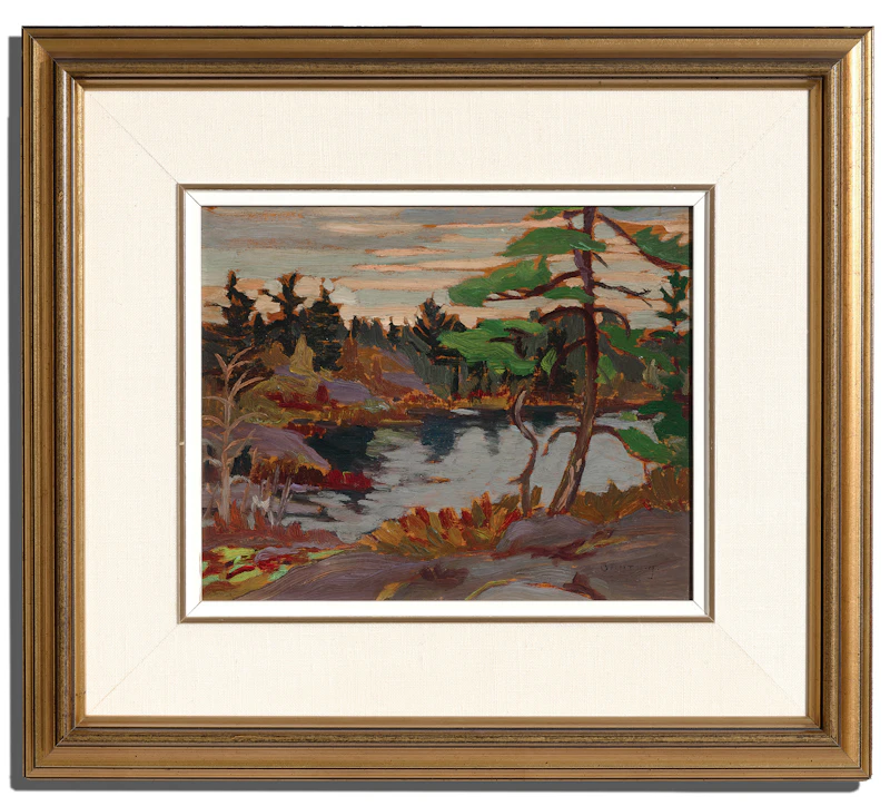 Frederick Grant Banting, Inland Lake, Georgian Bay, 1932, oil on panel - view 2