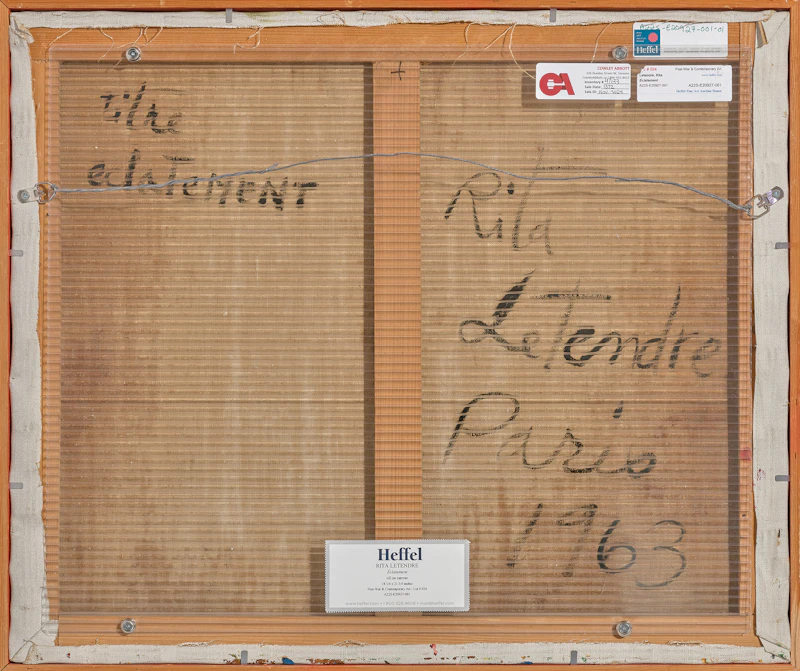 Rita Letendre, Éclatement, 1963, oil on canvas - view 3