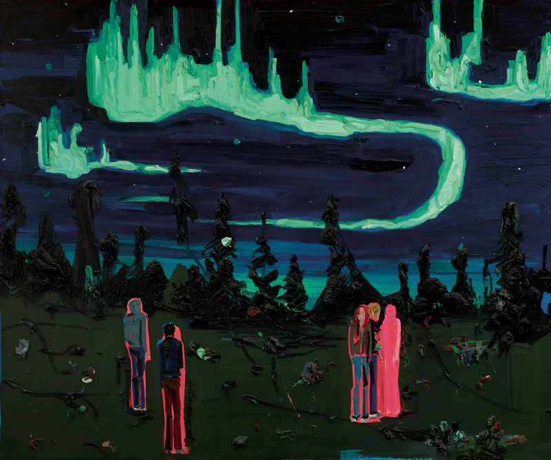 Kim Dorland, The Lost, 2008, oil and acrylic on canvas