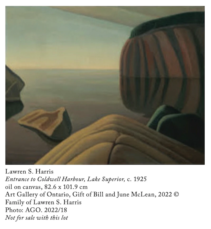 Lawren Stewart Harris, Entrance, Quidi Vidi: Newfoundland Sketch II, 1921, oil on beaver board - view 4