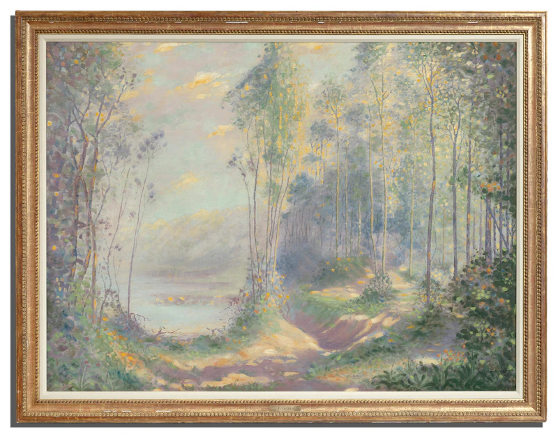 Lionel LeMoine FitzGerald, Pastoral Landscape, circa 1914-1917, oil on canvas, circa 1914 - view 2