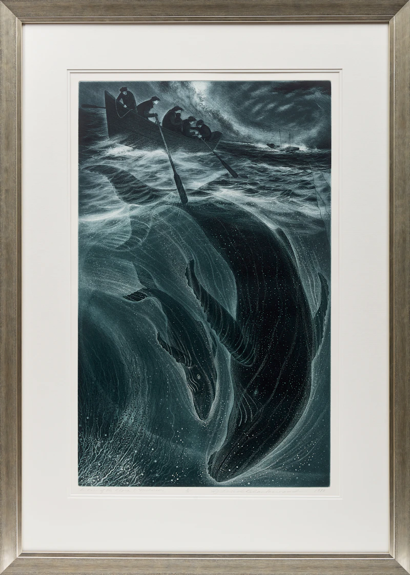 David Lloyd Blackwood, Loss of the Flora S. Nickerson, etching and aquatint, 1993 - view 2