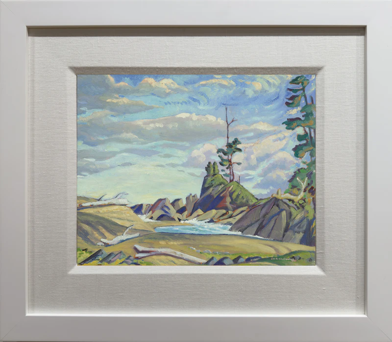 James Williamson Galloway Macdonald, The Fringe of the Coast, Nootka, B.C., 1936, oil on board - view 2