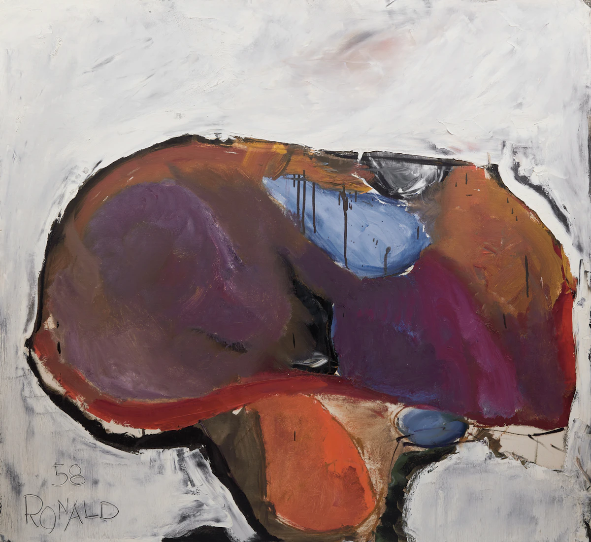 William Ronald, The Judge, 1958, oil and acrylic on canvas