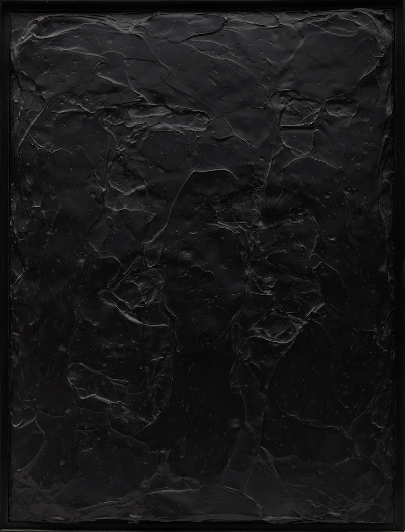 Ronald Albert Martin, Mass Plane Black, One in the Series, 1976-1977, acrylic on canvas, 1976 - view 2