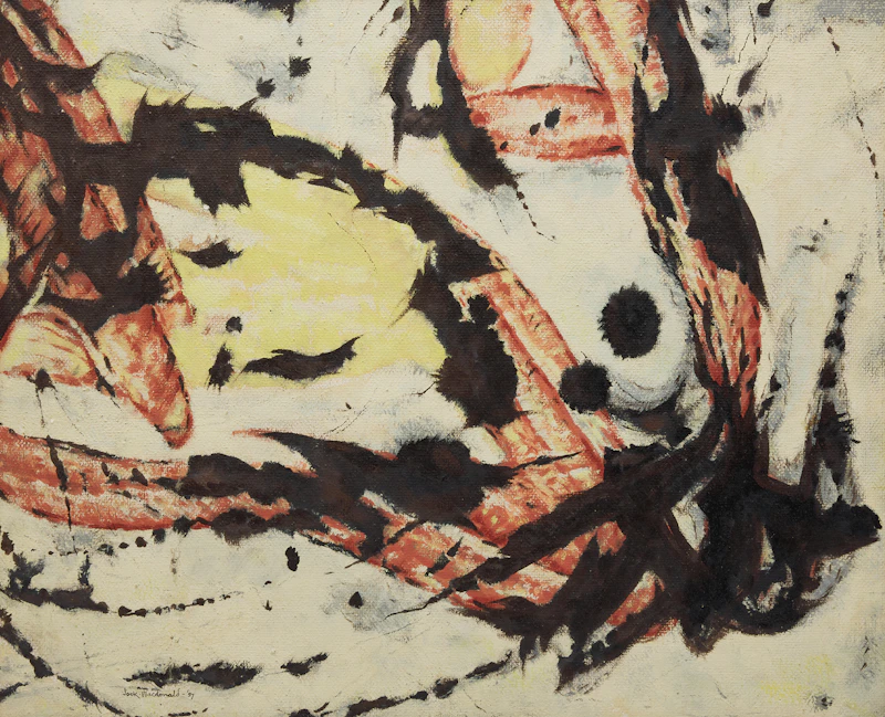 James Williamson Galloway Macdonald, The Butterfly, 1957, oil and lucite on board - view 1