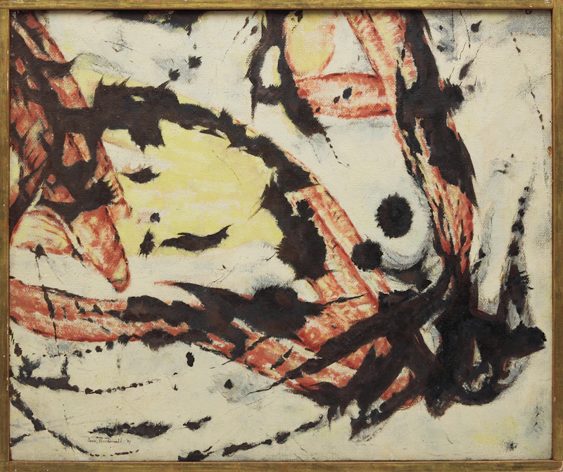 James Williamson Galloway Macdonald, The Butterfly, 1957, oil and lucite on board - view 2