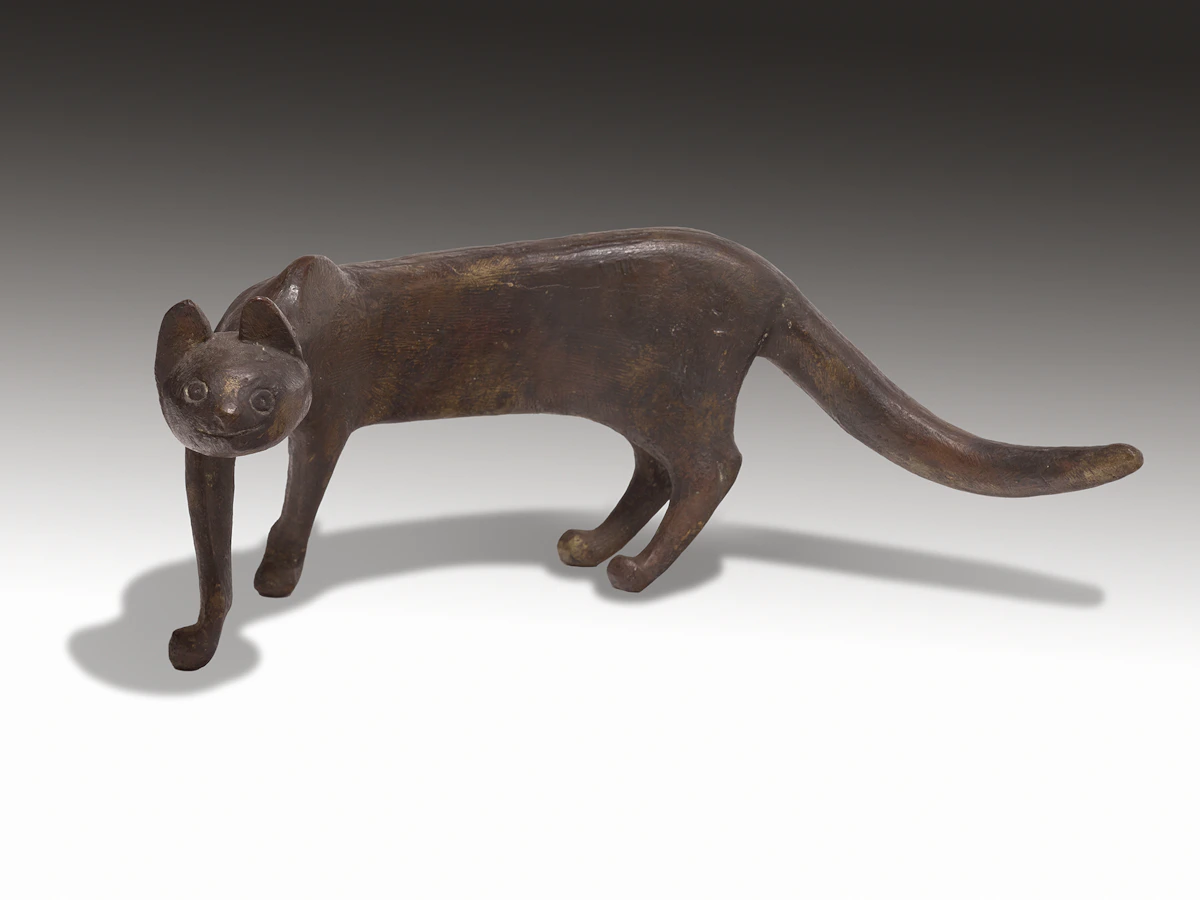 Gerhard Marcks, Laufende Katze (Running Cat), bronze