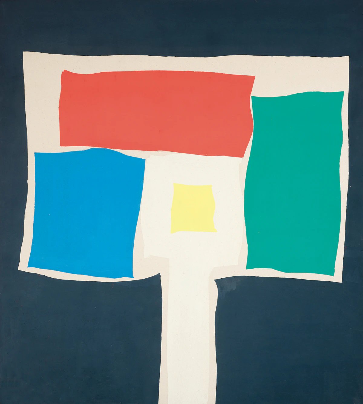 Kenneth Campbell Lochhead, Yellow Centre (AC-33), 1963, acrylic on canvas