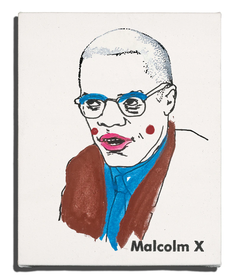Glenn Ligon, Small Malcolm, 2006, vinyl-based paint - view 2