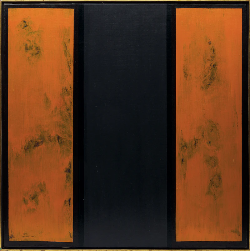 Jean Albert McEwen, Et m'arrache toujours une nouvelle mort Plus précieuse que la vie (Valéry), 1966, acrylic on canvas - view 2