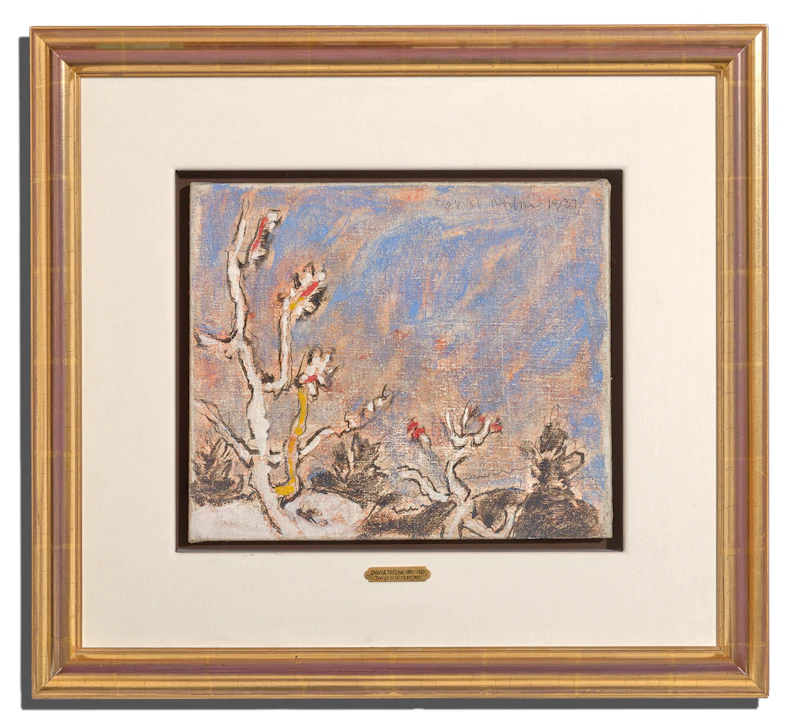 David Brown Milne, Twigs in Winter, 1937, oil on canvas - view 2