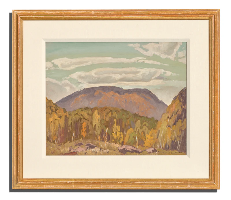 Alfred Joseph Casson, Autumn Near Bancroft, oil on board - view 2