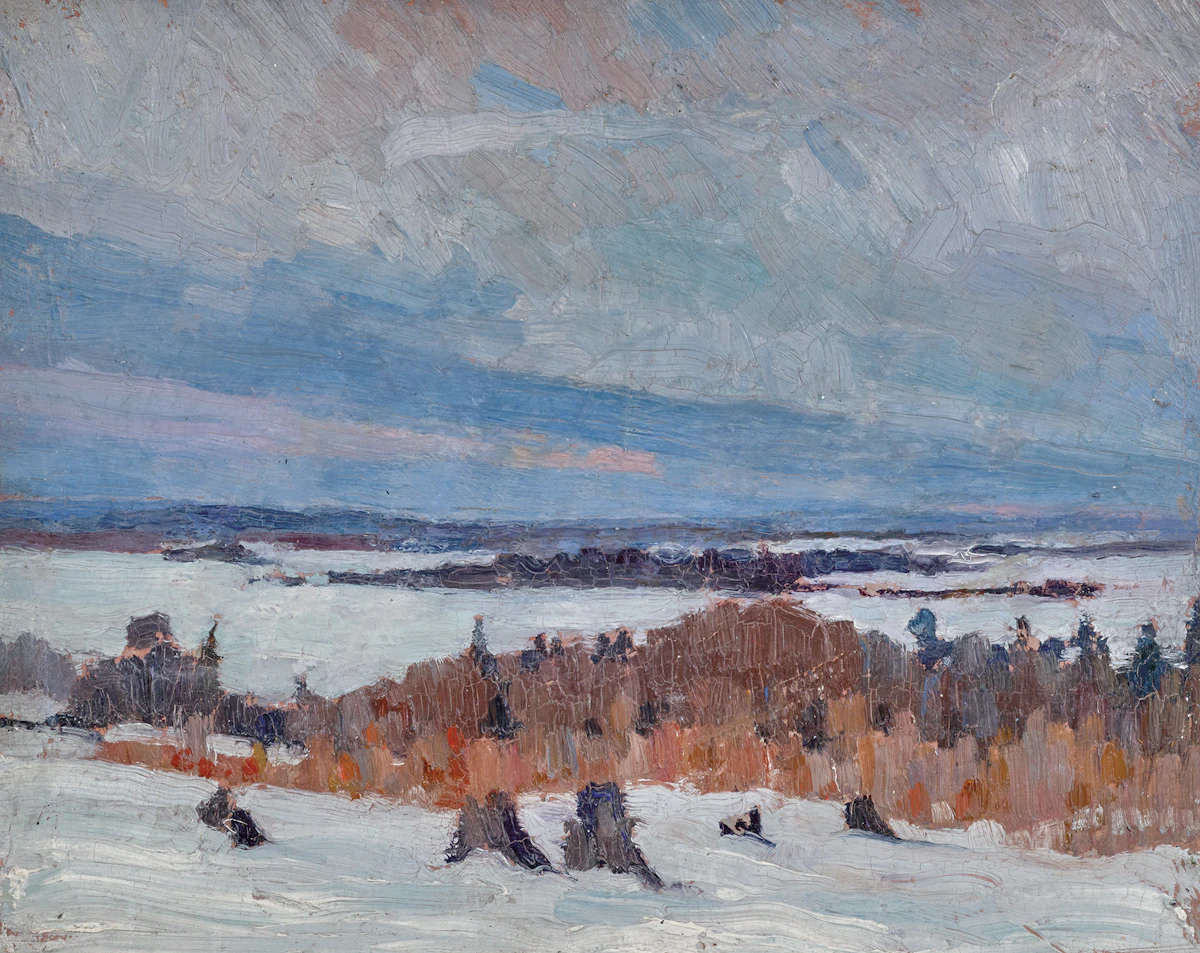 Franklin Carmichael, Winter Landscape, oil on board