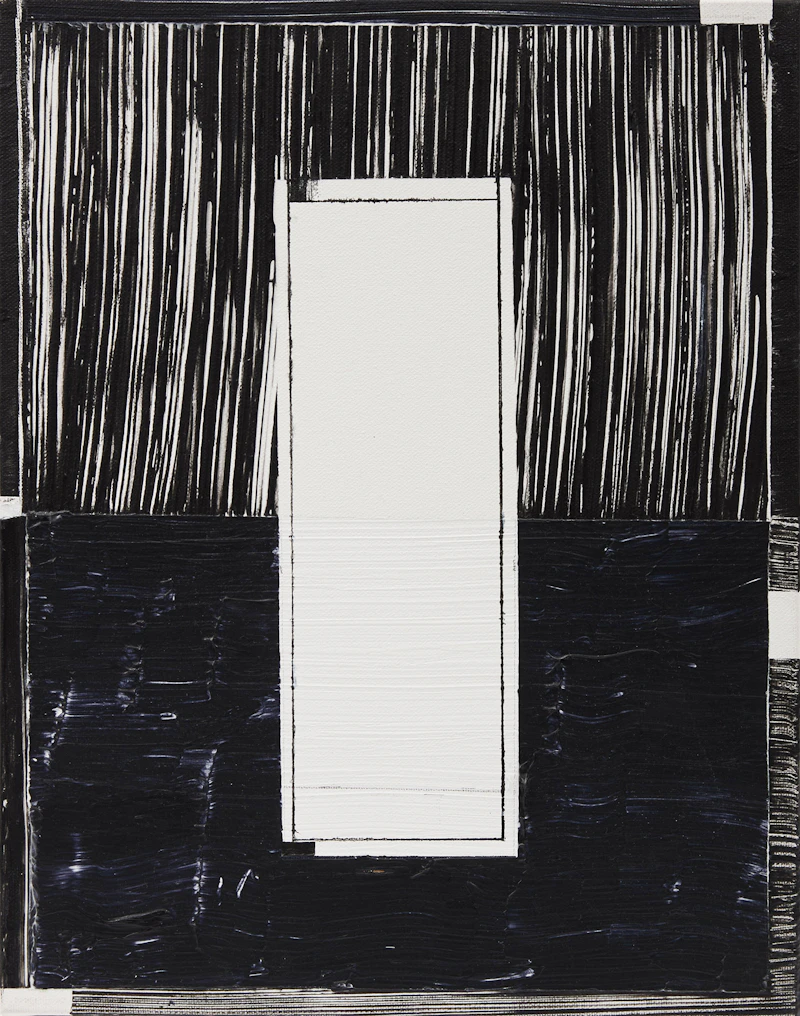 Ron Shuebrook, Gale, Sea and Shape, acrylic on canvas