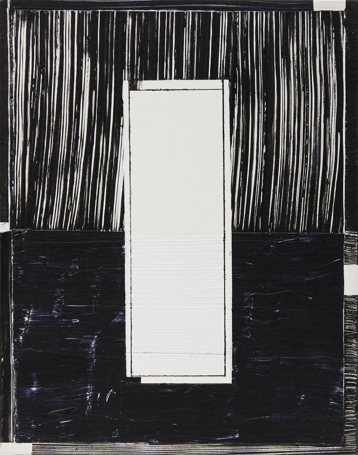 Ron Shuebrook, Gale, Sea and Shape, acrylic on canvas, 2014