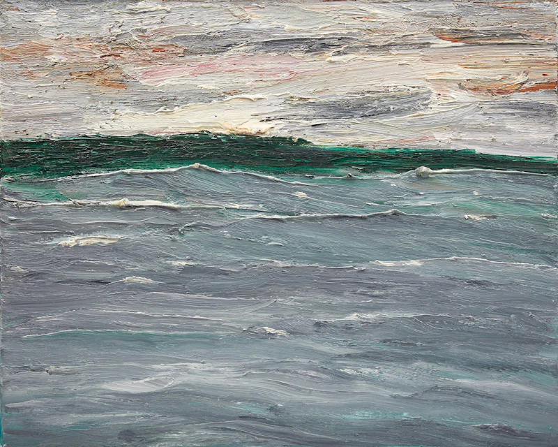 David Bolduc, The Other Shore for Dennis, N.L. (Biscay Bay), oil on canvas, 2003 - view 1