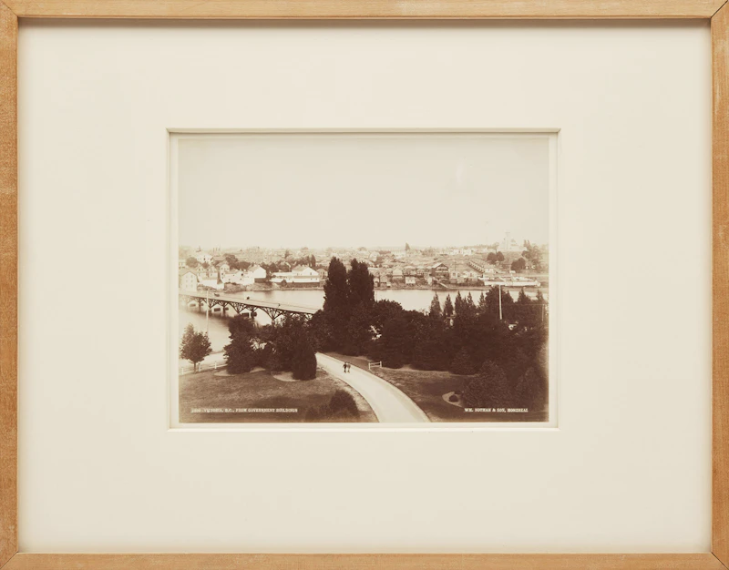 William McFarlane Notman, Victoria, B.C., From Government Buildings, 1887, photograph - view 2