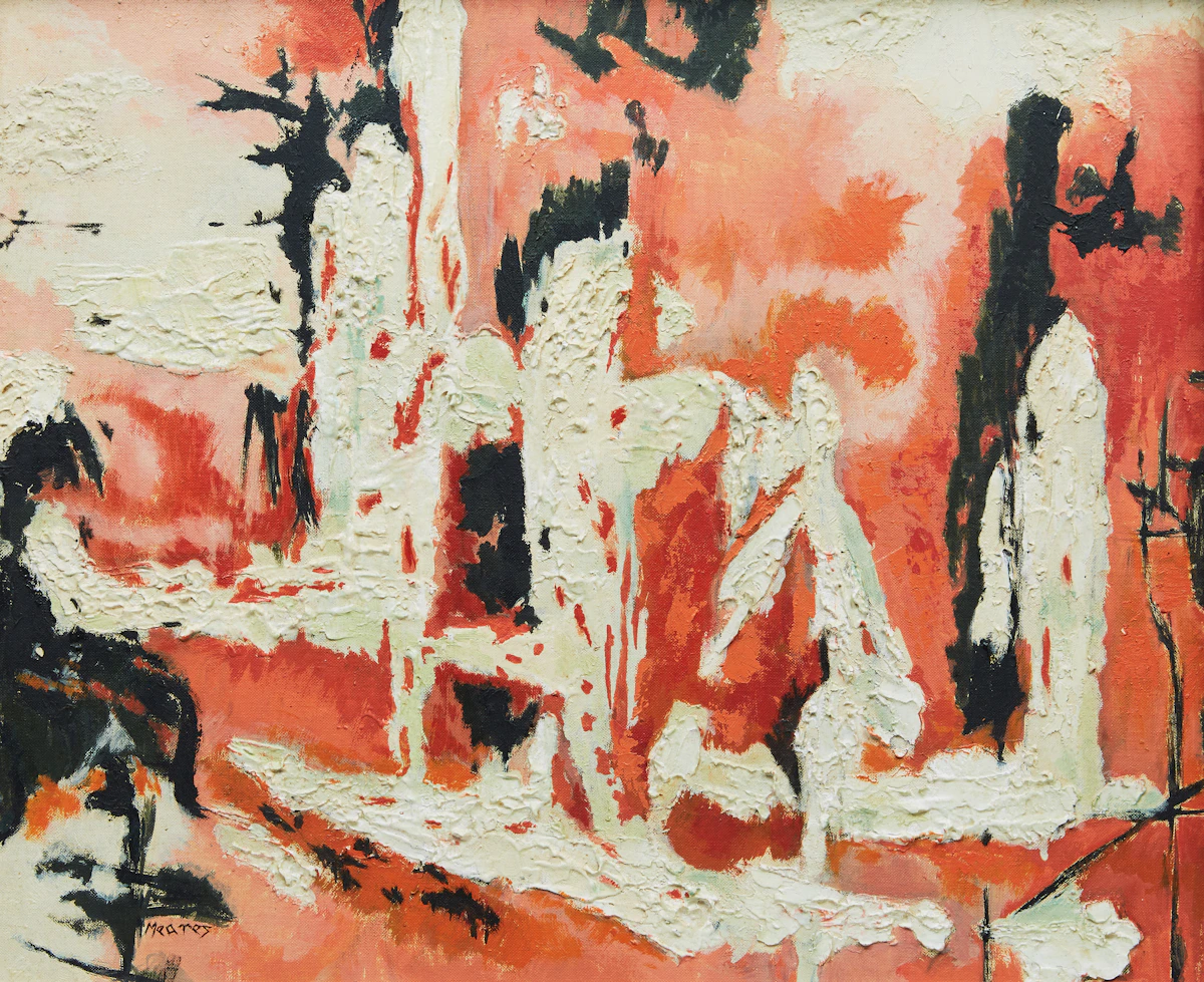 Hermina (Ina) Meares, The Dance of Spirits, oil on canvas board