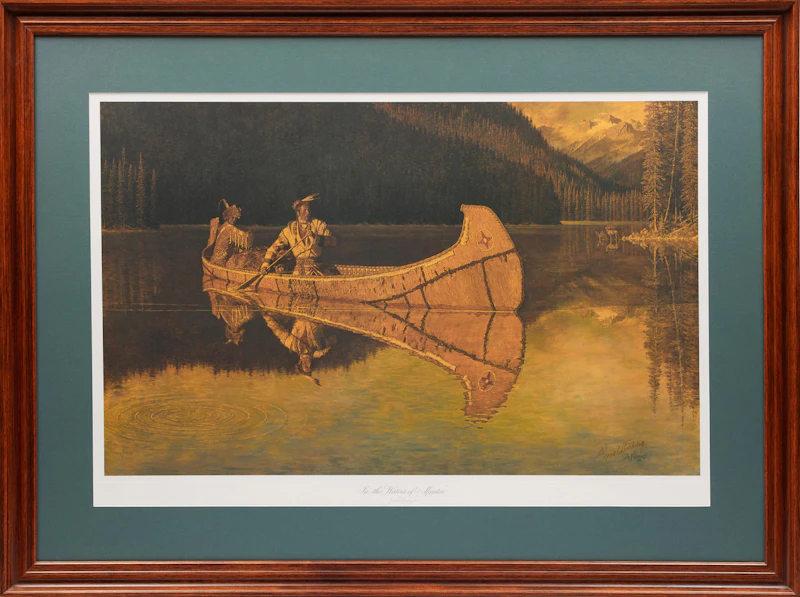 Arnold Friberg, In the Waters of Manitou, colour photolithograph - view 2