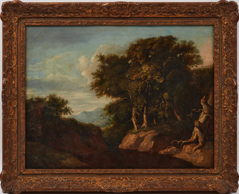 19th Century British School, Landscape, oil on canvas - view 2