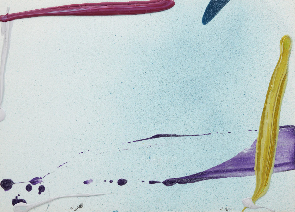 Harold Elmer Feist, Untitled, acrylic on paper