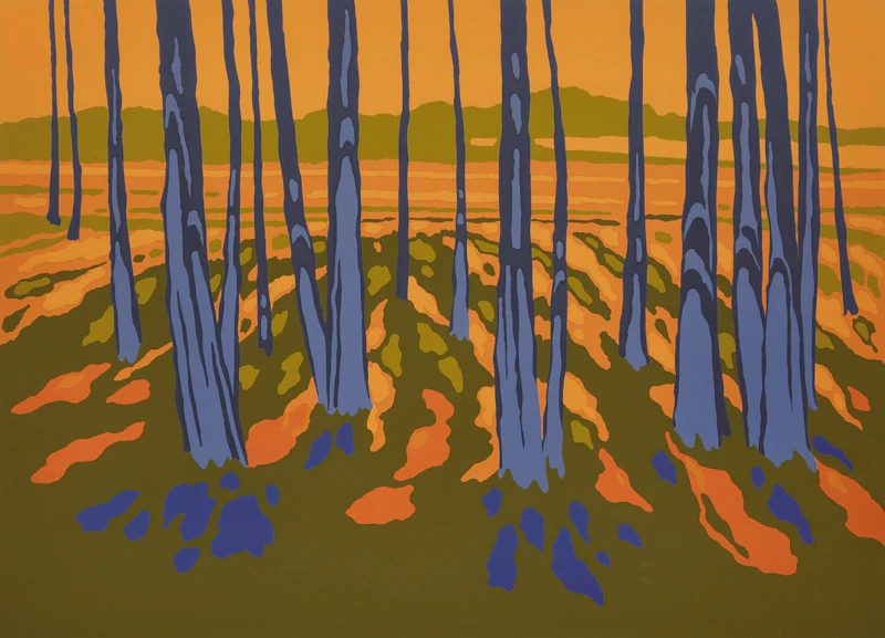 Barbara Howard, Ash Grove, colour serigraph