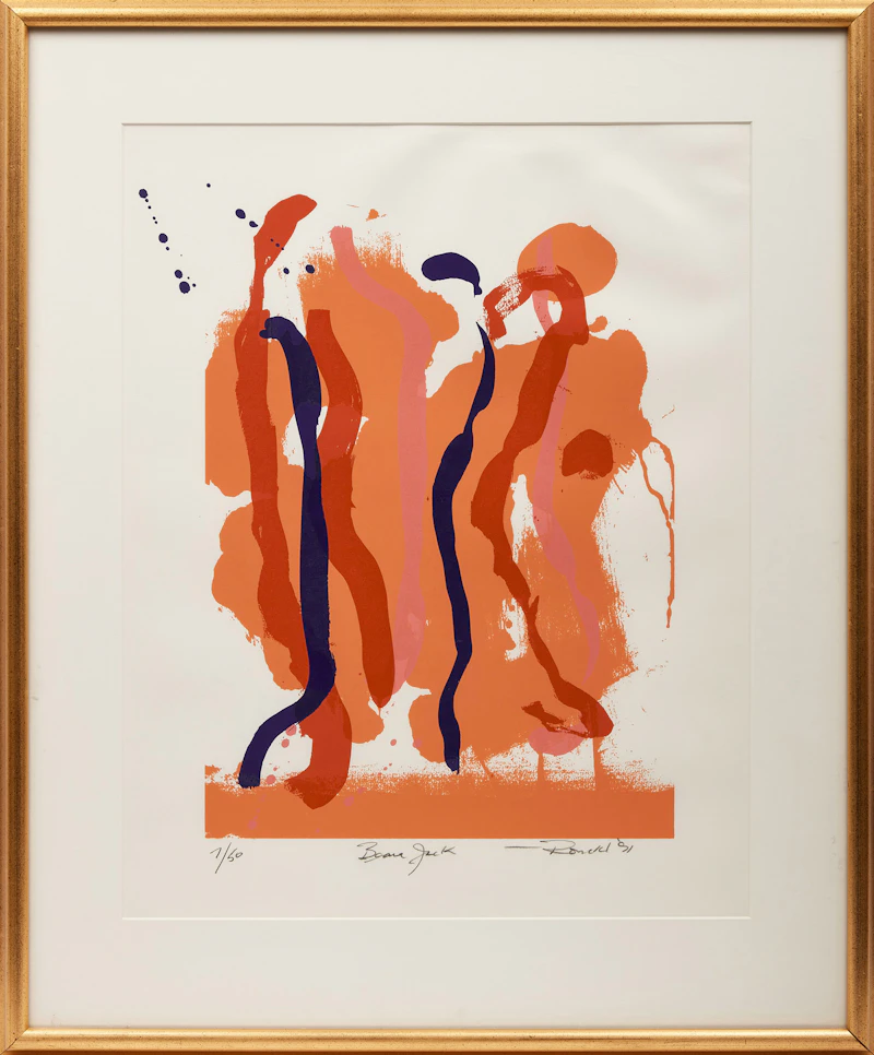 William Ronald, Beau Jack, colour serigraph, 1991 - view 2