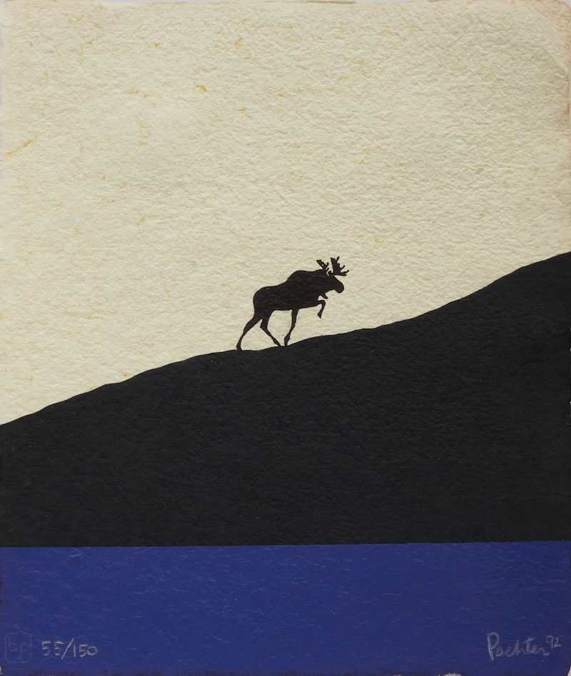 Charles Pachter, The Ascent, serigraph on paper handmade by the artist, 1992 - view 1
