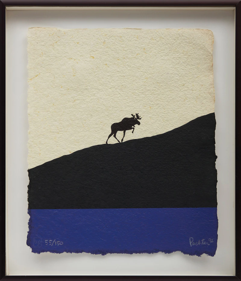 Charles Pachter, The Ascent, serigraph on paper handmade by the artist, 1992 - view 2