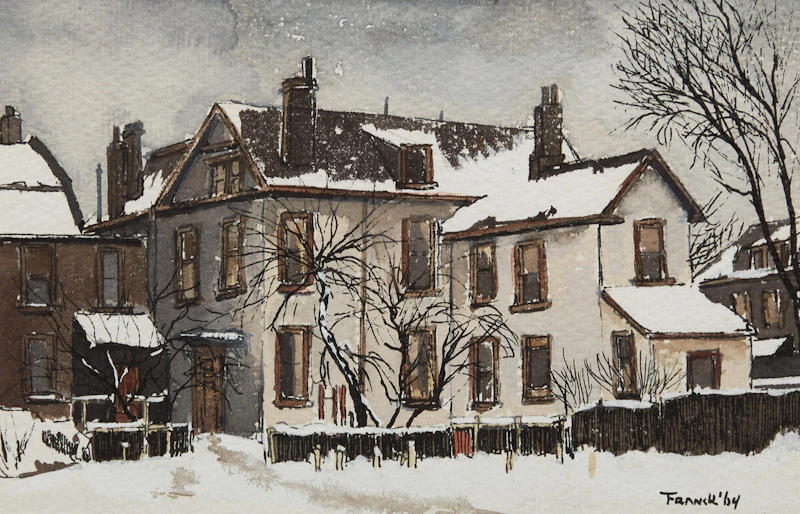 Behind Huron Street by Albert Jacques Franck