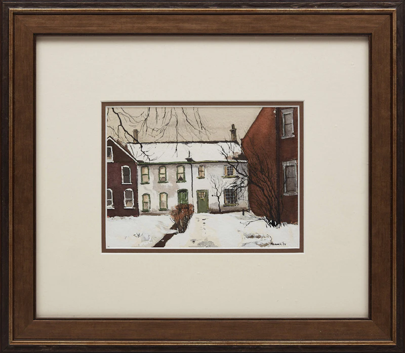 Albert Jacques Franck, Untitled (House in Winter) , watercolour - view 2