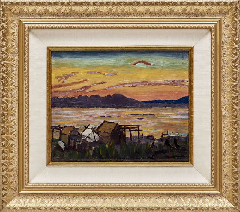 Frederick Grant Banting, Fort Resolution , oil on board - view 2
