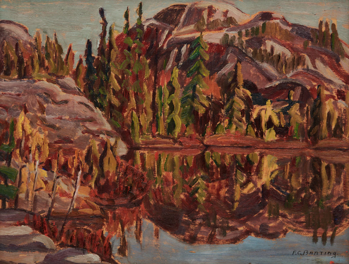 Frederick Grant Banting, Mary Lake / Grace Lake , oil on board