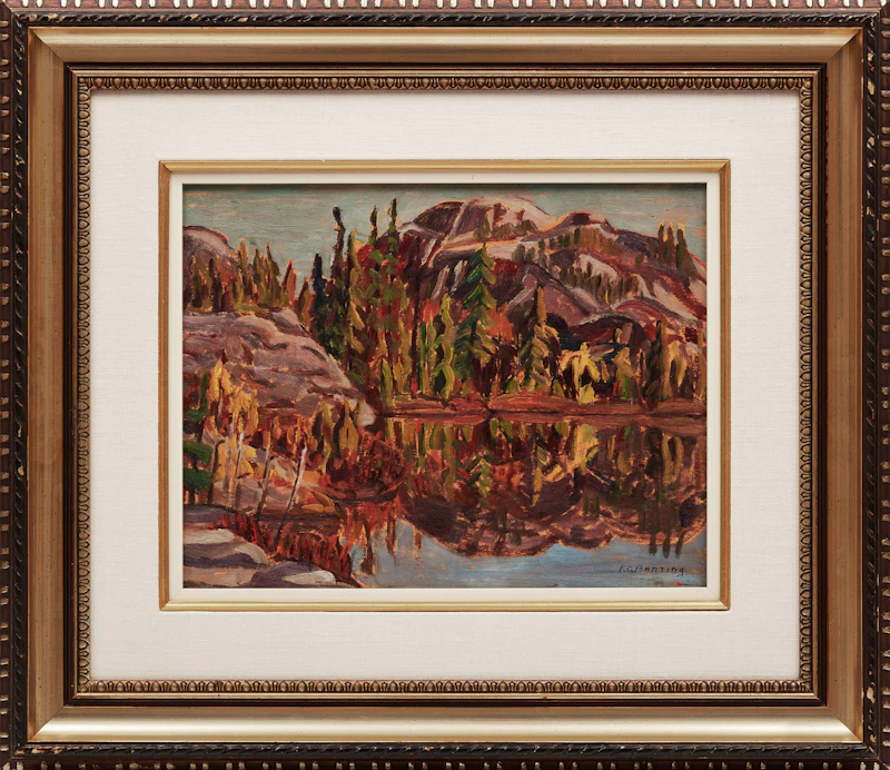 Frederick Grant Banting, Mary Lake / Grace Lake , oil on board - view 2