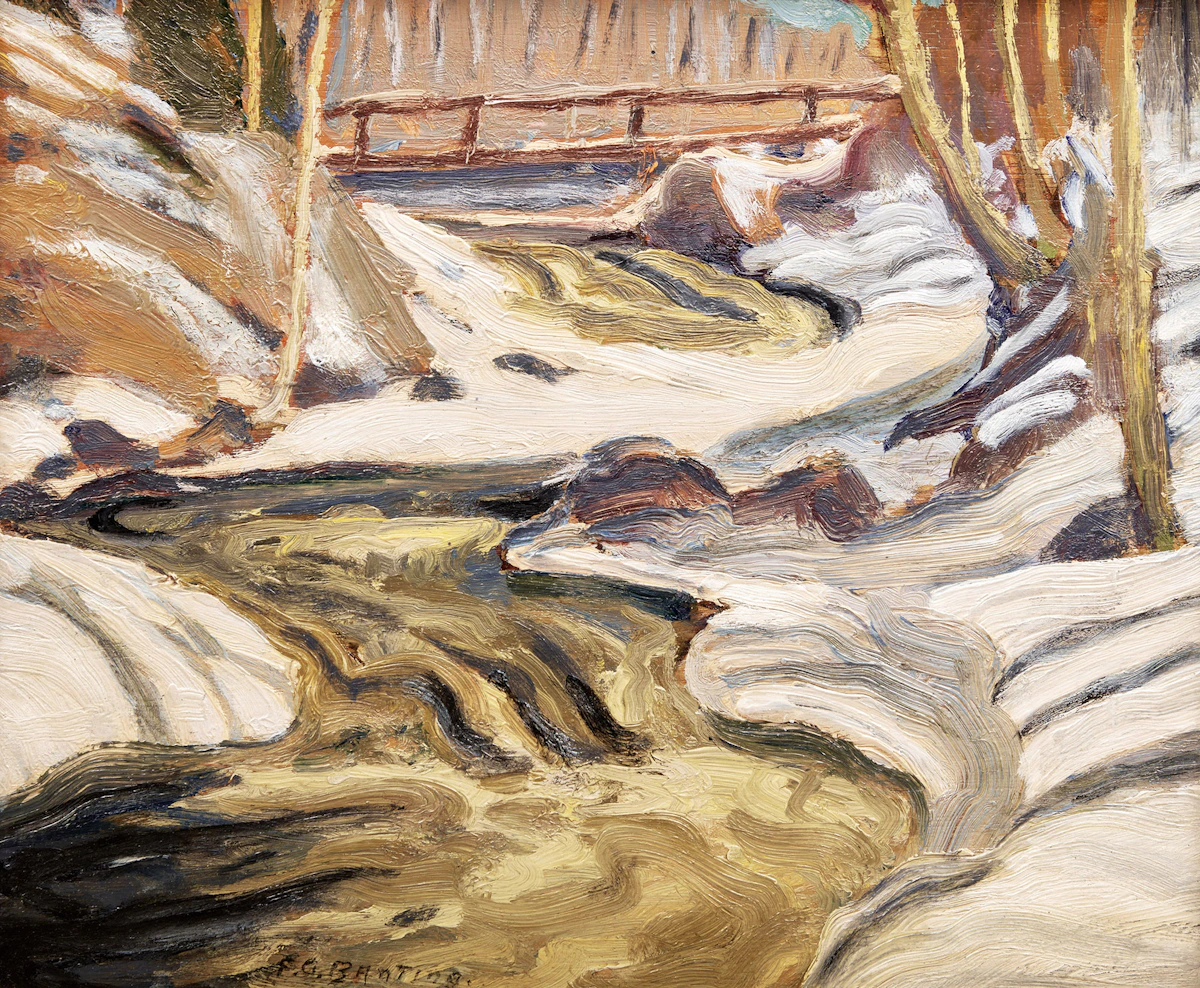 Frederick Grant Banting, Mary Lake, oil on board