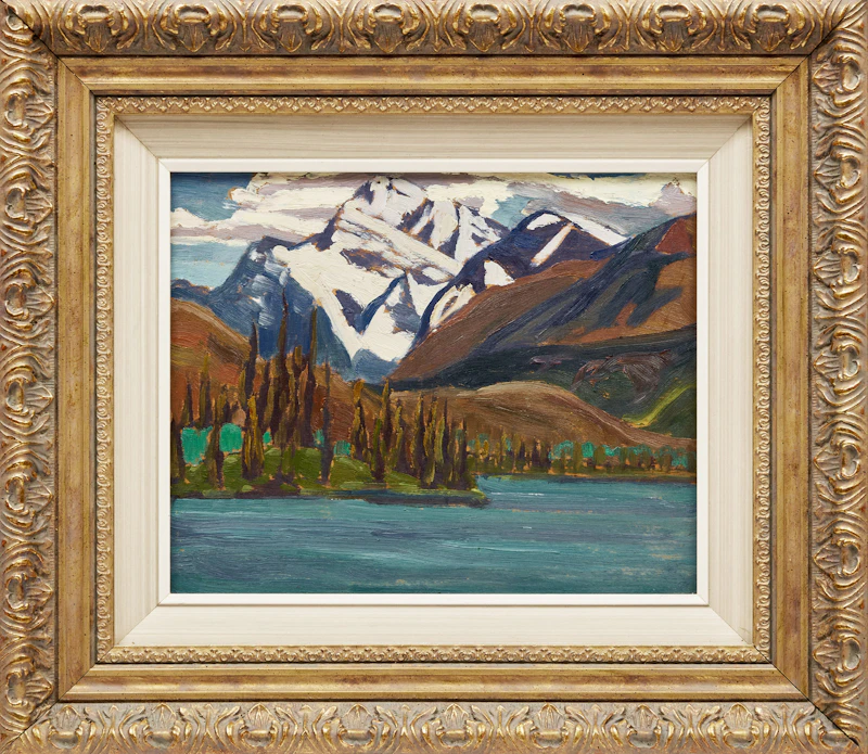Frederick Grant Banting, Lake Louise, oil on board - view 2