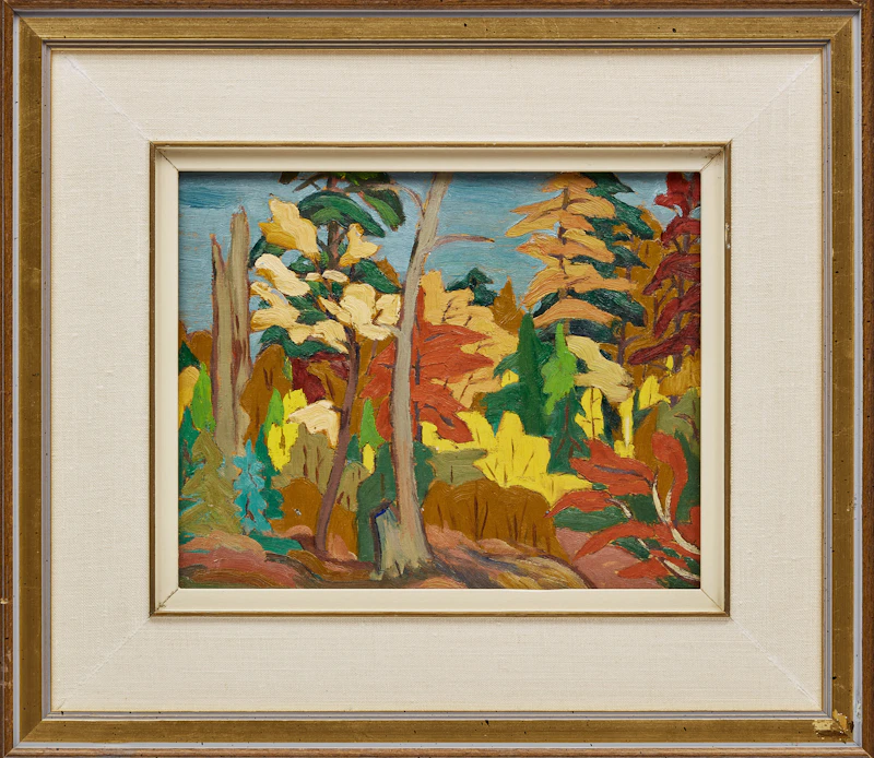 Frederick Grant Banting, Georgian Bay, oil on board - view 2