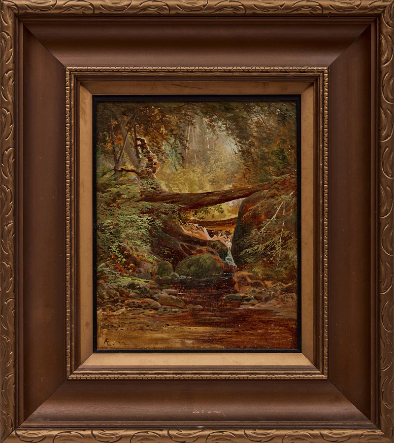Aaron Allan Edson, Mountain Stream, oil on canvas - view 2