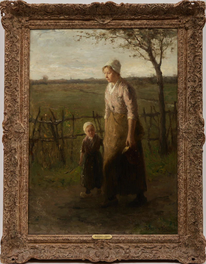 Bernard de Hoog, Mother and Child, oil on canvas - view 2