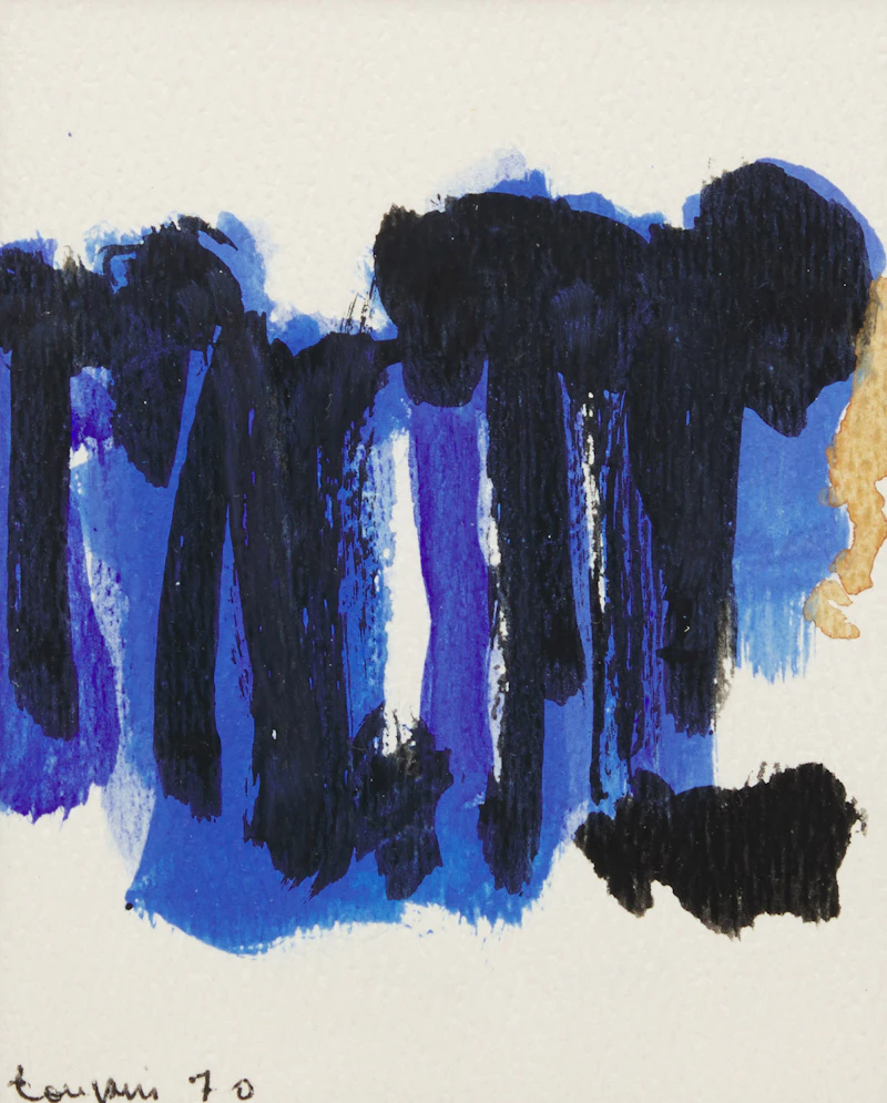 Fernand Toupin, Sans titre, gouache
