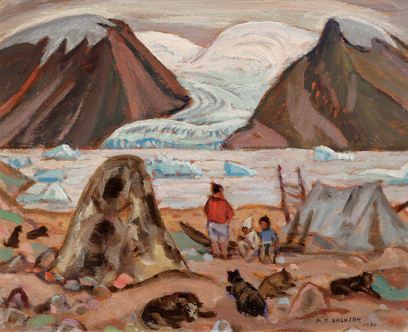 Alexander Young Jackson, Eastern Arctic, oil on panel