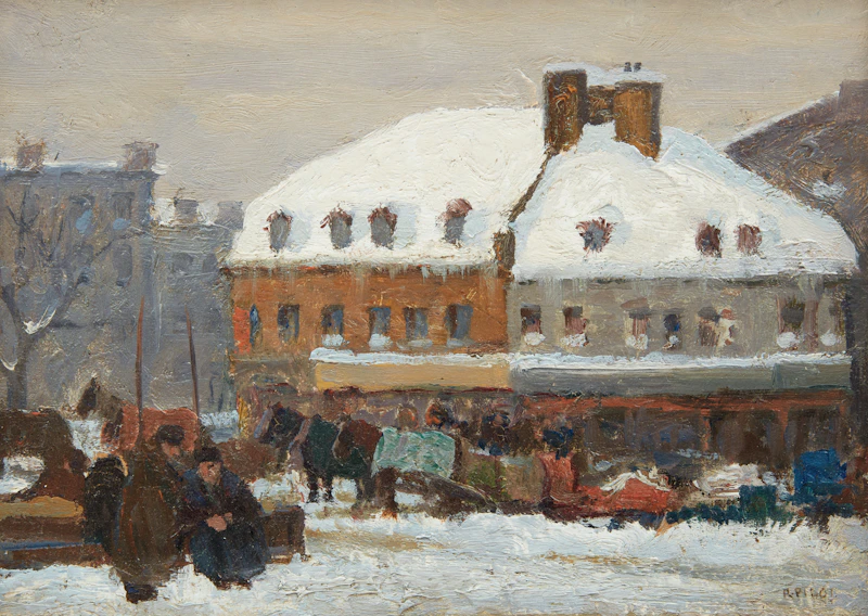 Cabbies, Old Montreal by Robert Wakeham Pilot