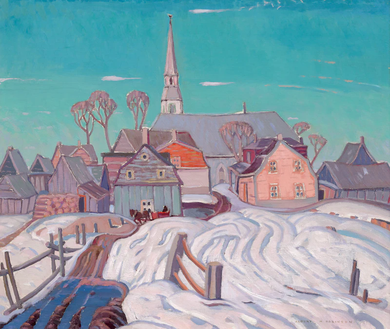 Les Éboulements en haut by Albert Henry Robinson